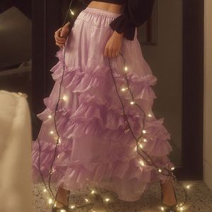 NWT Free People Chevelle Tiered Full Fairy Maxi Skirt or Strapless Dress